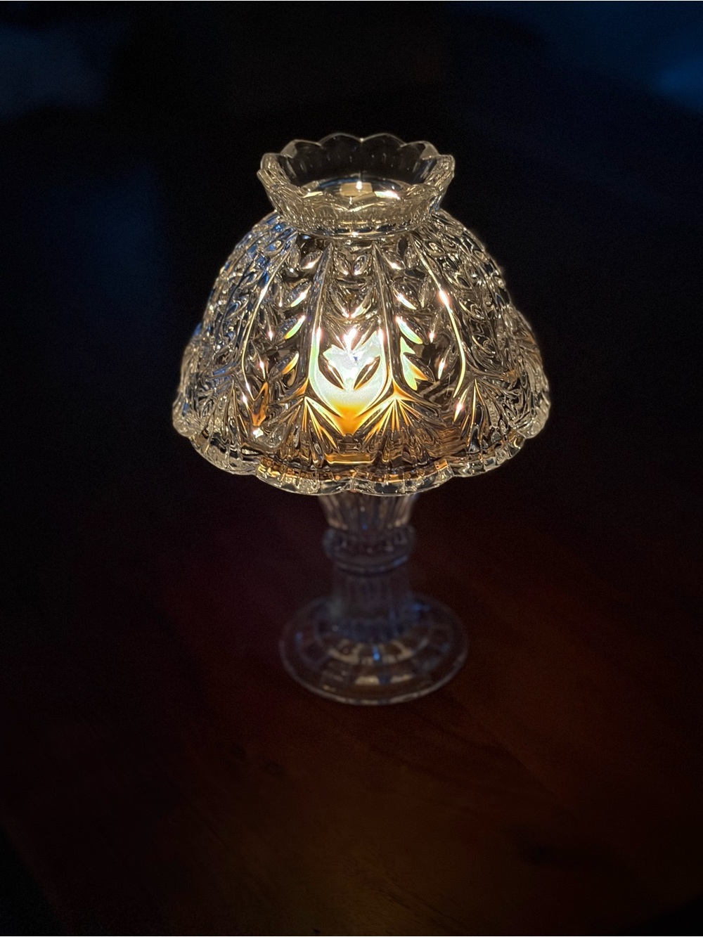 Portico Lead Crystal
Fairy Lamp Candle
Holder Clear Fifth Avenue